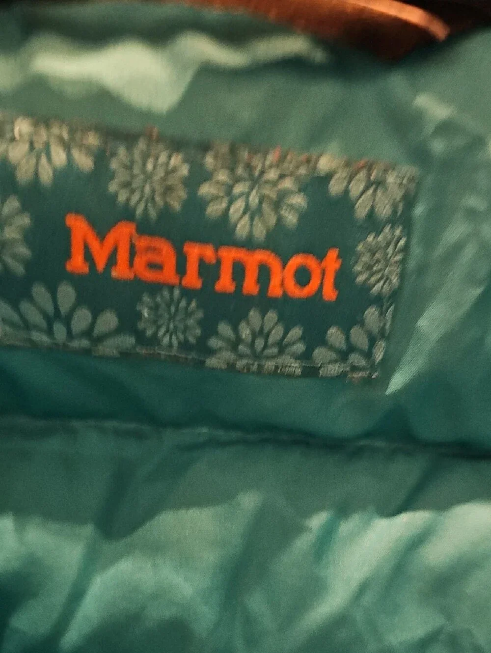 Marmot Bright Teal Blue Packable Puffer Jacket